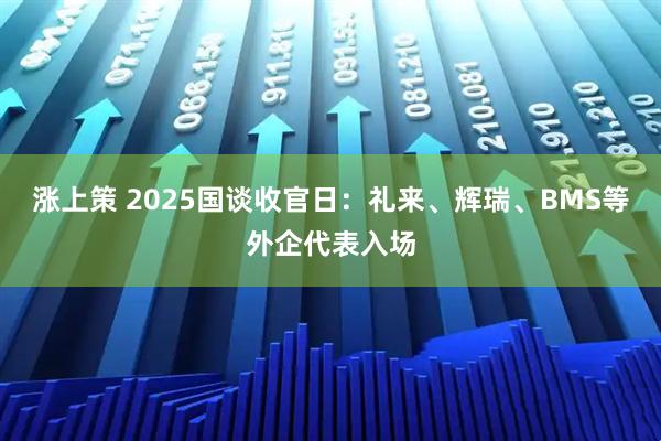 涨上策 2025国谈收官日：礼来、辉瑞、BMS等外企代表入场